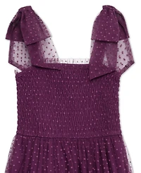 Speechless Big Girls Knee Length Smocking Bodice Dress