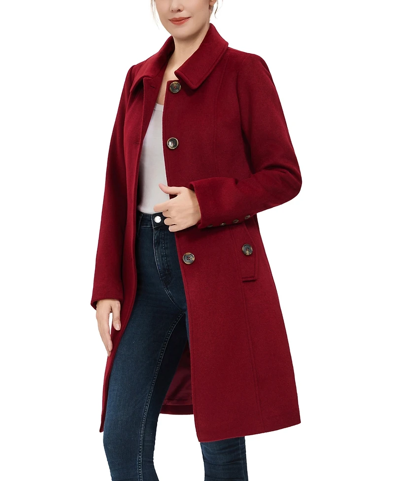 kimi + kai Women's Arina Wool Blend Walking Coat