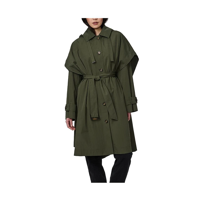 Bernardo Women's Cape Raincoat