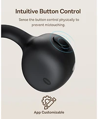 Baseus Open Earbuds Ear Headphones Wireless Bluetooth 5.3 Sport Earphones,MC1 White