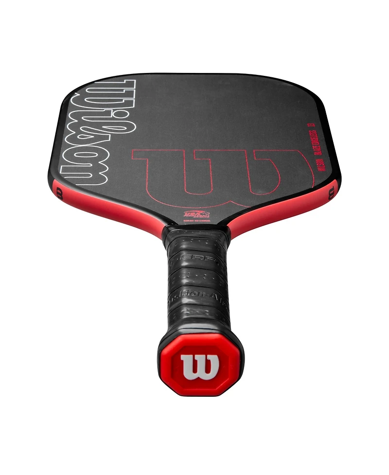 Wilson Blaze Edgeless 13 Pickleball Paddle - Black/Red / 4 1/4 / 7.65 Oz