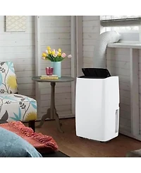 gaomon 12,000 Btu Portable Air Conditioner - 3-in-1 Cool/Fan/Dehumidifier, Remote Control, Window Kit Included, White, Cools 550 Sq. Ft