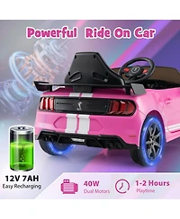 Akiudex 12V Licensed Ford Kids Ride On Car with Remote Control and Music
