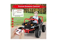 Akiudex 12V Kids Ride-On Utv with Remote Control and Music Player