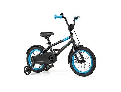 Akiudex Adjustable Kids Bike with Dual Brakes and Training Wheels