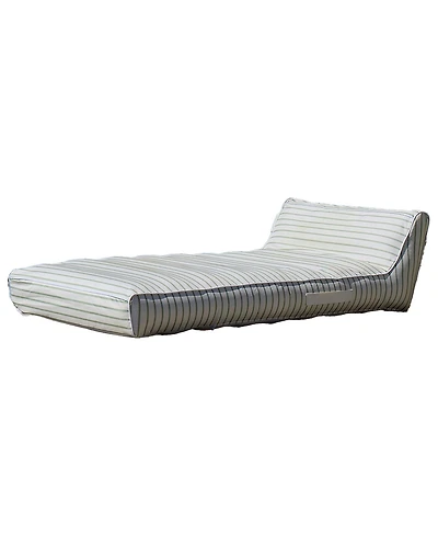 Sunnylife Luxe Lie-On Lounger: La Palma Sage Stripe