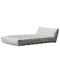 Sunnylife Luxe Lie-On Lounger: La Palma Sage Stripe