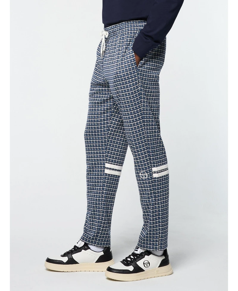 Sergio Tacchini Men's Dallas Houndstooth Track Pant