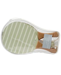 Sunnylife Vintage Beach Paddles: La Palma Sage Stripe