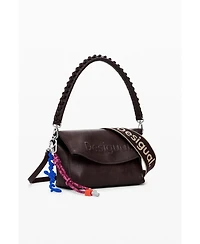 Desigual Women's Medium faux suede bag with 3D logo