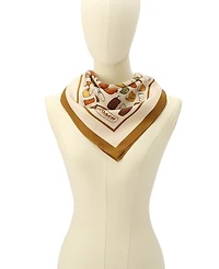 Coach Originals Printed Silk Square Scarf
