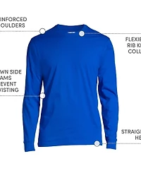 Lands' End Men's Long Sleeve Essential T-shirt