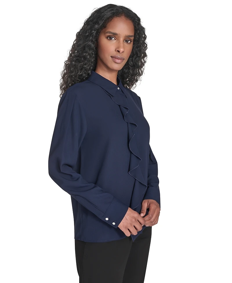 Calvin Klein Women's Long-Sleeve Blouse