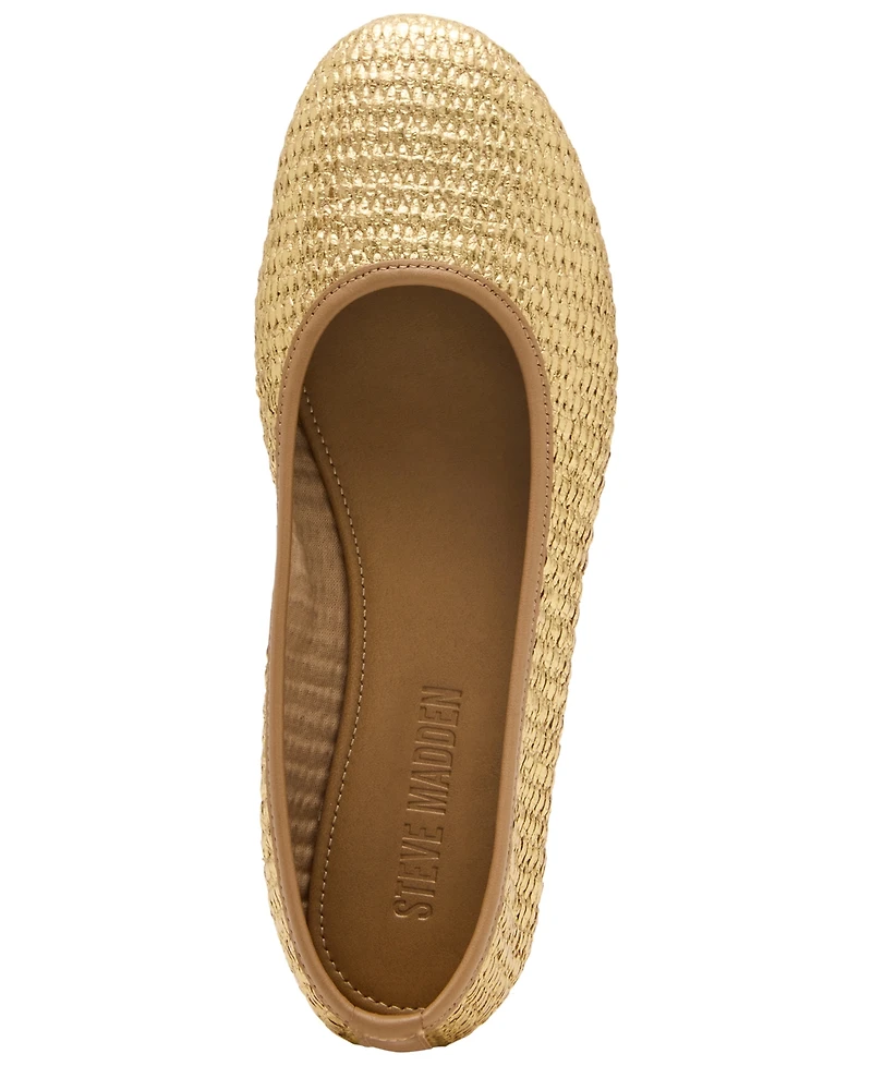 Steve Madden Women's Merlot Woven Ballet Flat Shoes