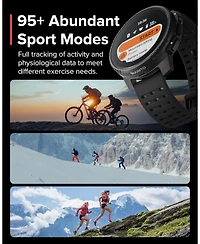 Suunto Vertical Steel Solar Gps Sports Watch with Sapphire Touchscreen, Heart Rate and Sleep Tracker - Canyon