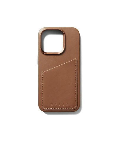 Mujjo Full Leather Wallet Case for iPhone 15 Pro