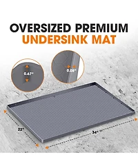 Cheer Collection Sillicone Under Sink Mat 22" x 34"