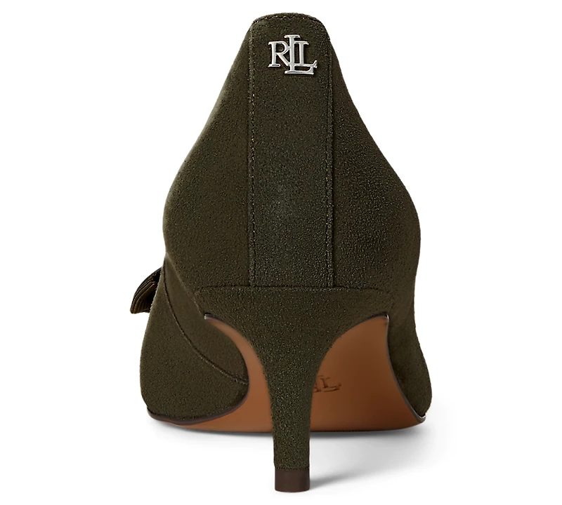 Lauren Ralph Women's Adrienne Suede Bow Pumps