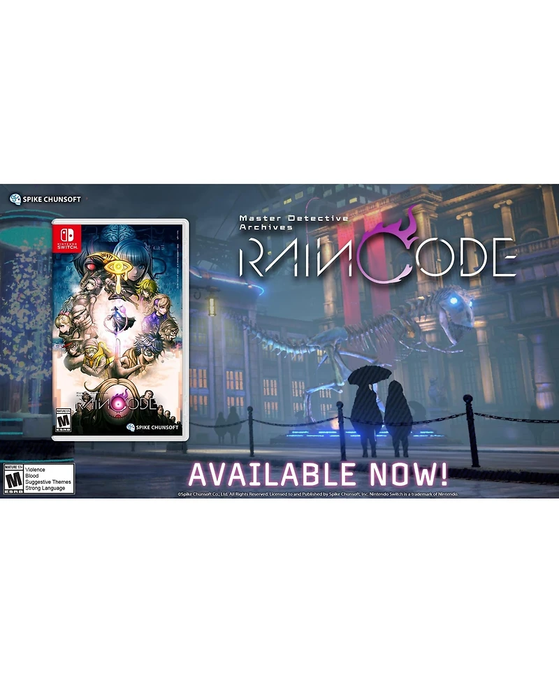 Spike Chunsoft Master Detective Archives: Rain Code Standard Edition