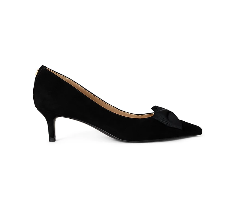 Lauren Ralph Women's Adrienne Suede Bow Pump