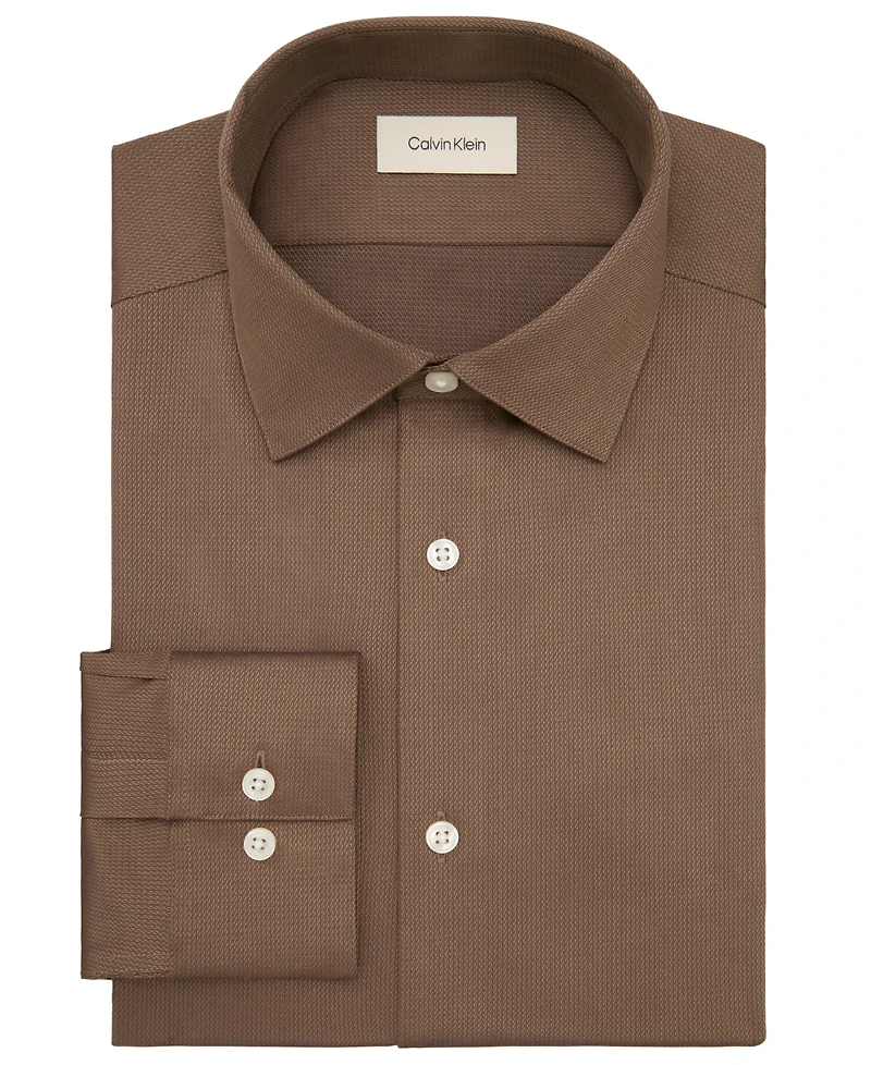 Calvin Klein Men's Steel Plus Regular Fit Dress Shirt