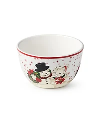 Certified International Santa's Retro Christmas Ice Cream Bowls, Set of 4
