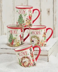 Certified International Nutcracker Parade Mugs, Set of 4