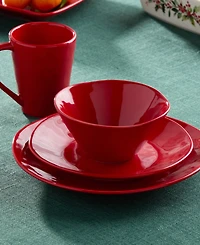 Certified International Berry Red Christmas 16-Pc. Dinnerware Set, Service for 4