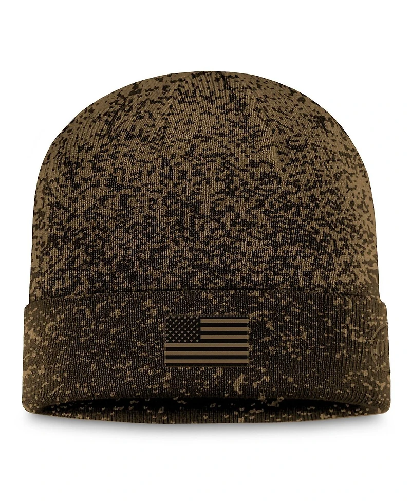Top of the World Men's Olive/Black Texas A&M Aggies Cuffed Knit Two-Tone Hat