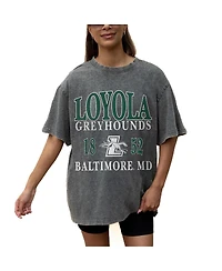 Gameday Couture Women's Grey Loyola Greyhounds Oversized Snow Wash T-Shirt