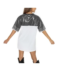 Gameday Couture Women's White Oregon Ducks Full Sequin Jersey Dress