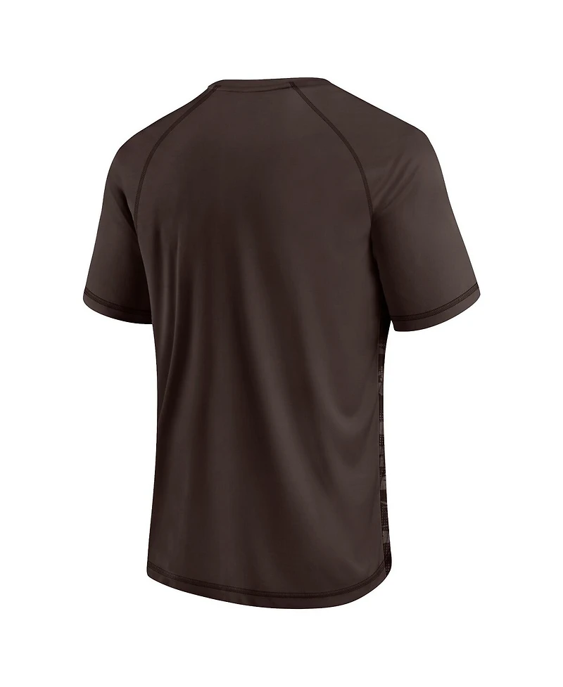 Fanatics Men's Brown Cleveland Browns Hail Mary Raglan T-Shirt