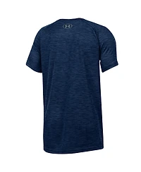 Under Armour Big Boys and Girls Heather Navy Notre Dame Fighting Irish Ultra Soft Rye Tech Performance T-Shirt