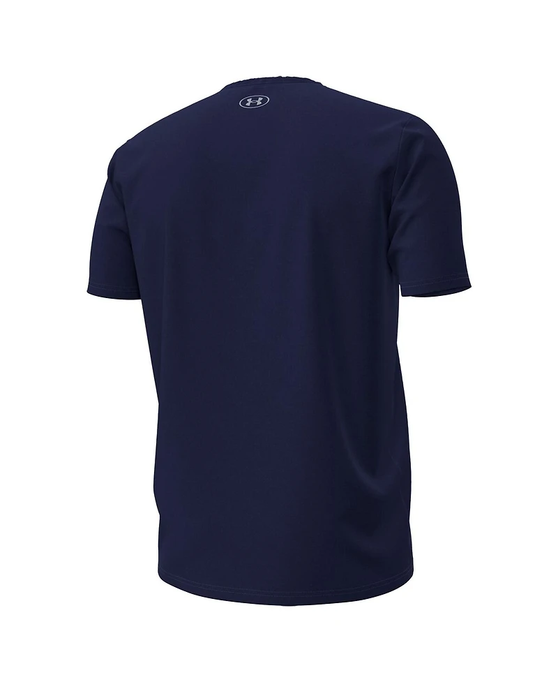 Under Armour Men's Navy Midshipmen 2025 Sideline Football Performance T-Shirt
