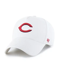 '47 Brand Men's White Cincinnati Reds Foundational Pinch Offside Adjustable Hat