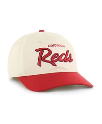 '47 Brand Men's Natural Cincinnati Reds Crosstown Franchise Fitted Hat