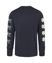 '47 Brand Men's Navy Notre Dame Fighting Irish Go Big Long Sleeve T-Shirt
