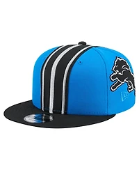 New Era Men's Blue Detroit Lions Helmet 9FIFTY Snapback Hat