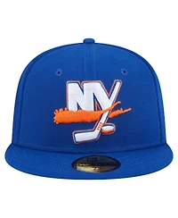 New Era Men's Royal New York Islanders Deceptor 59FIFTY Fitted Hat