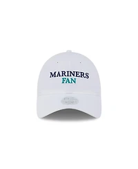 New Era Women's White Seattle Mariners Team Fan 9TWENTY Adjustable Hat