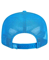 New Era Men's Gray/Blue Detroit Lions Outdoor Split Panel 9FIFTY Snapback Hat
