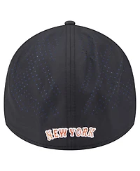 New Era Men's Black New York Mets Night 39THIRTY Flex Hat