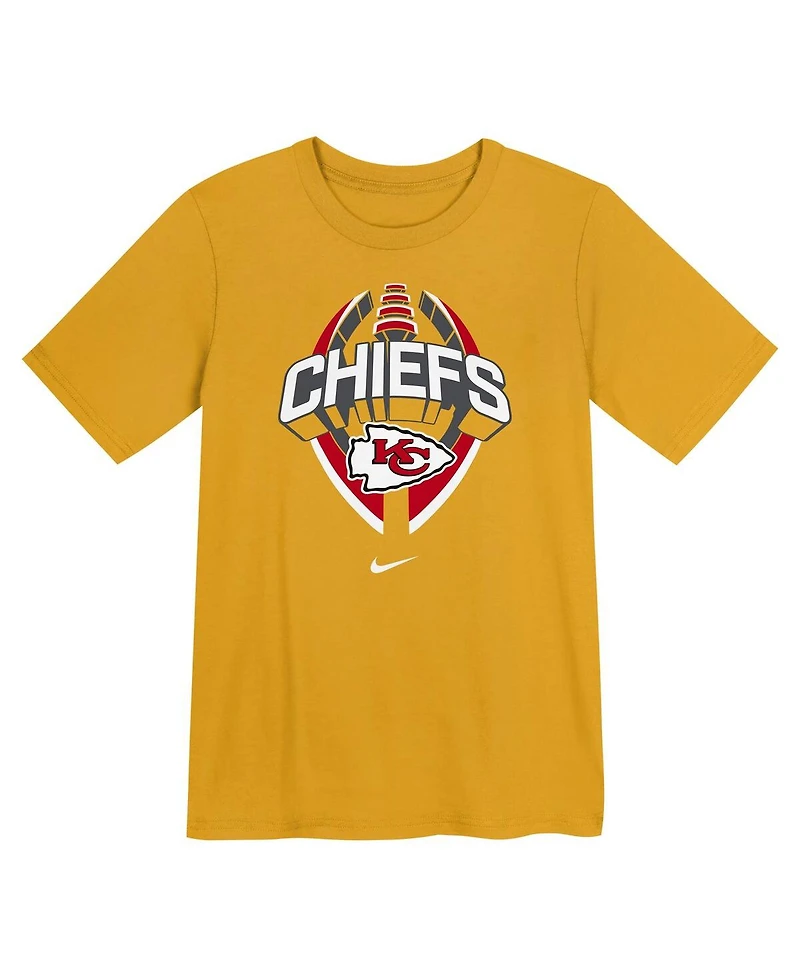 Nike Preschool Gold Kansas City Chiefs Icon Legend Performance T-Shirt