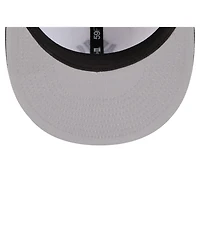 New Era Men's White/Navy York Yankees Repeat 59FIFTY Fitted Hat