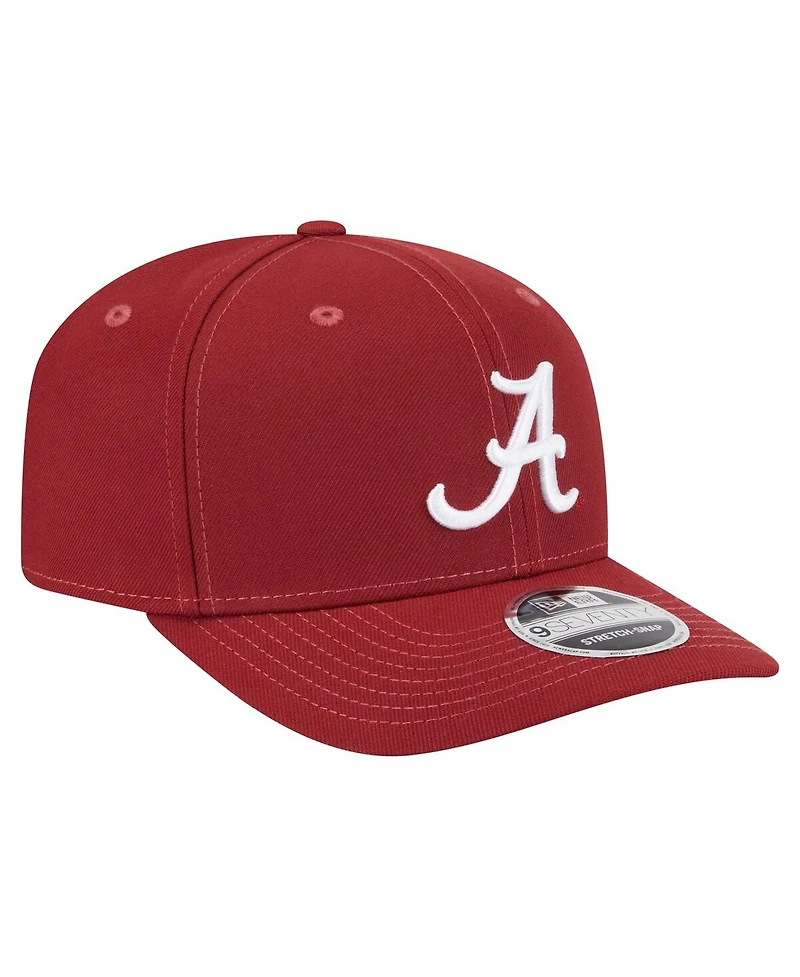 New Era Men's Crimson Alabama Crimson Tide Team Collective 9SEVENTY Stretch-Snap Adjustable Hat