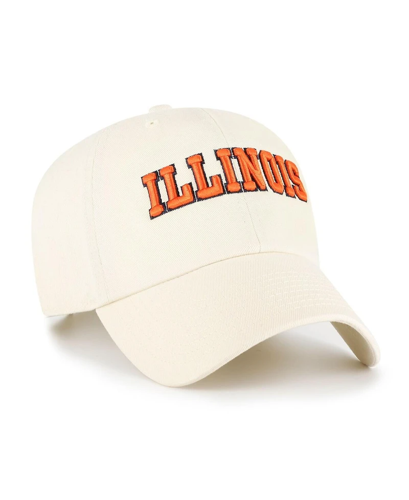 '47 Brand Men's Sand Illinois Fighting Illini Vault Clean Up Adjustable Hat
