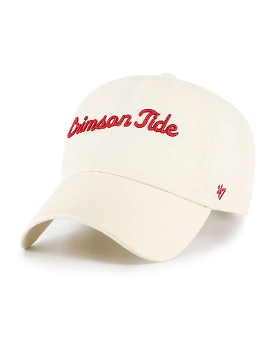 '47 Brand Men's Natural Alabama Crimson Tide Vault Clean Up Adjustable Hat