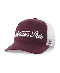 '47 Brand Men's and Women's Maroon Arizona State Sun Devils Contemporary Basics Foundation Trucker Hitch Adjustable Hat
