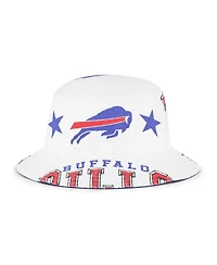 '47 Brand Women's White Buffalo Bills Energize Bucket Hat