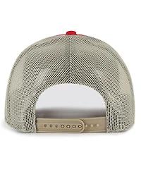 '47 Brand Men's Red Wisconsin Badgers Arid Adjustable Trucker Hat